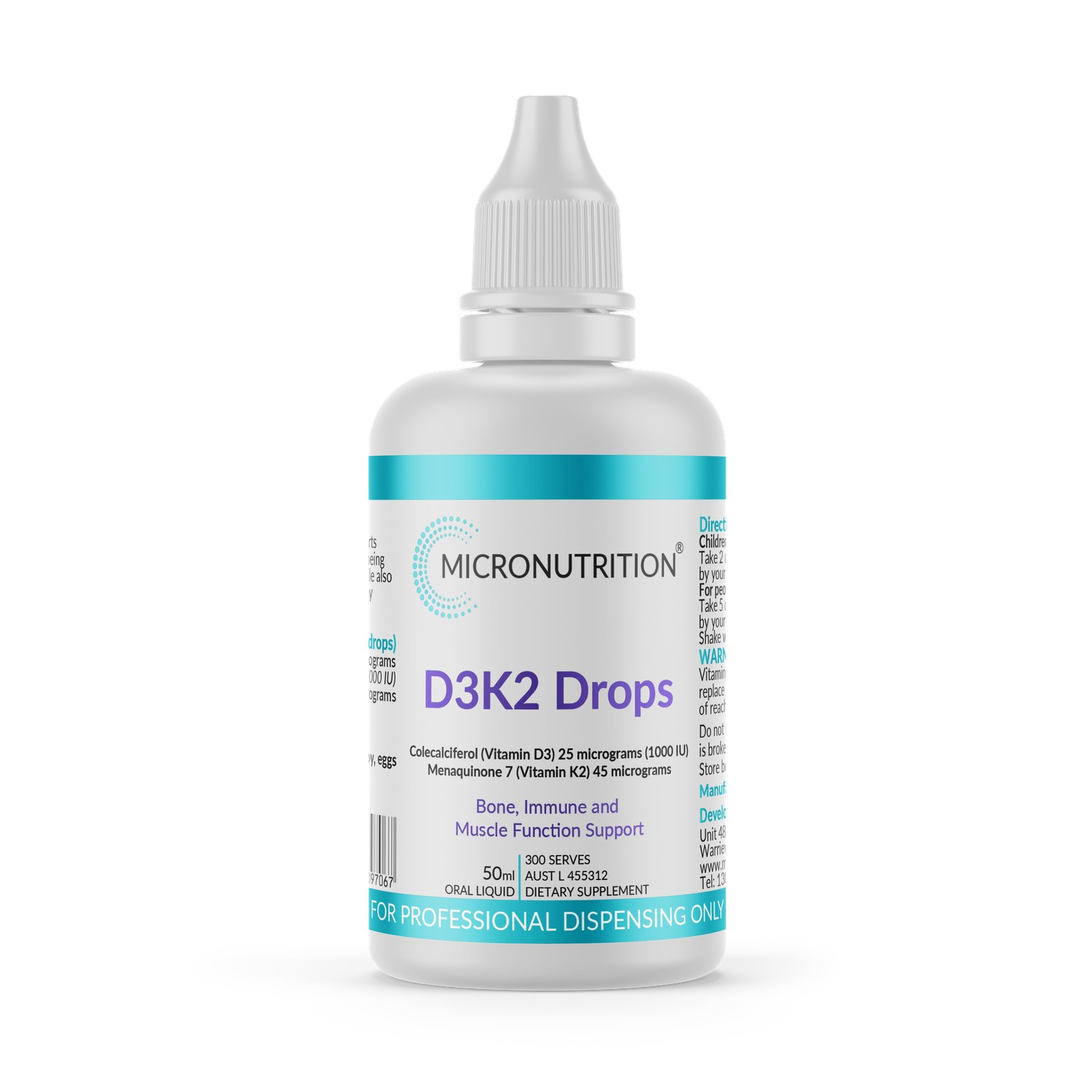 D3K2 Drops - 50ml